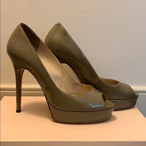 Jimmy Choo Patent Leather Pebble Pump